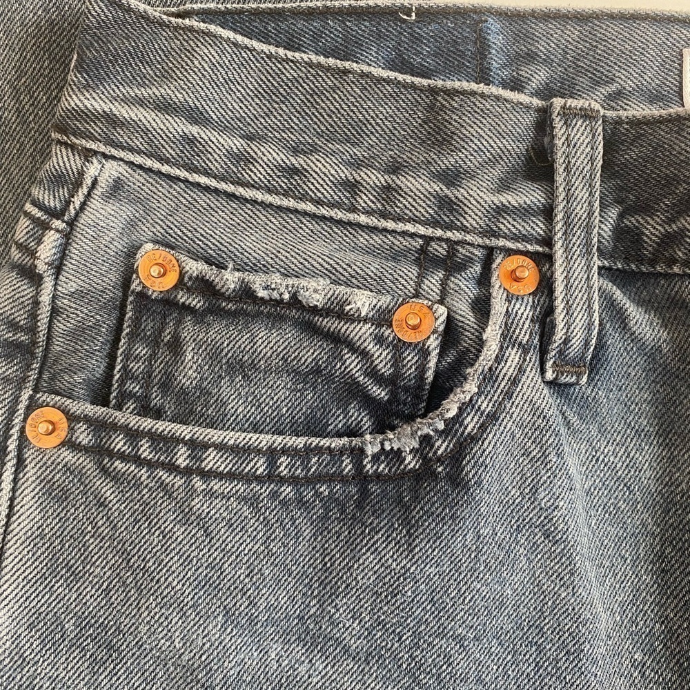 RE/DONE Originals High Waist Ankle Crop Jeans Size 26 - Picture 10 of 10